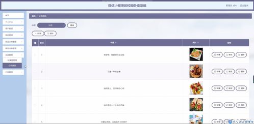 基于Java與微信小程序的校園外賣系統(tǒng)設(shè)計與實現(xiàn)